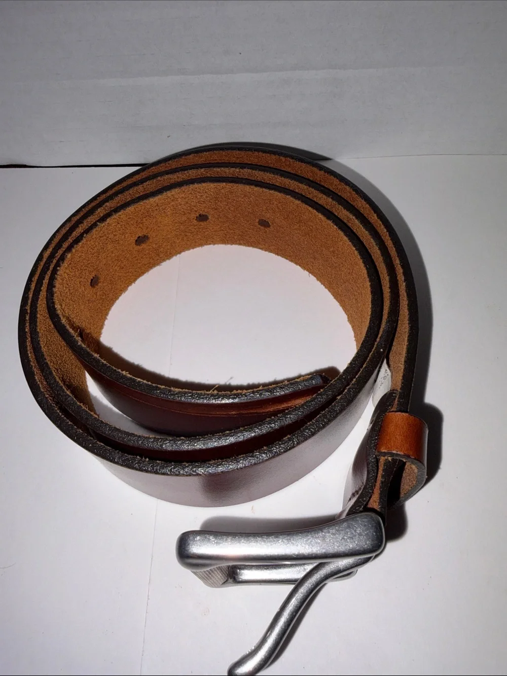 Leather Men’s Belt in Brown - Classic Casual Style